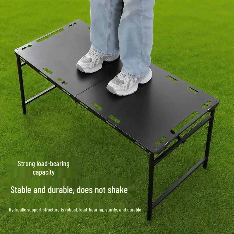 Hydraulic Outdoor Tactical Table: Portable, Multi-functional Camping & Picnic Table