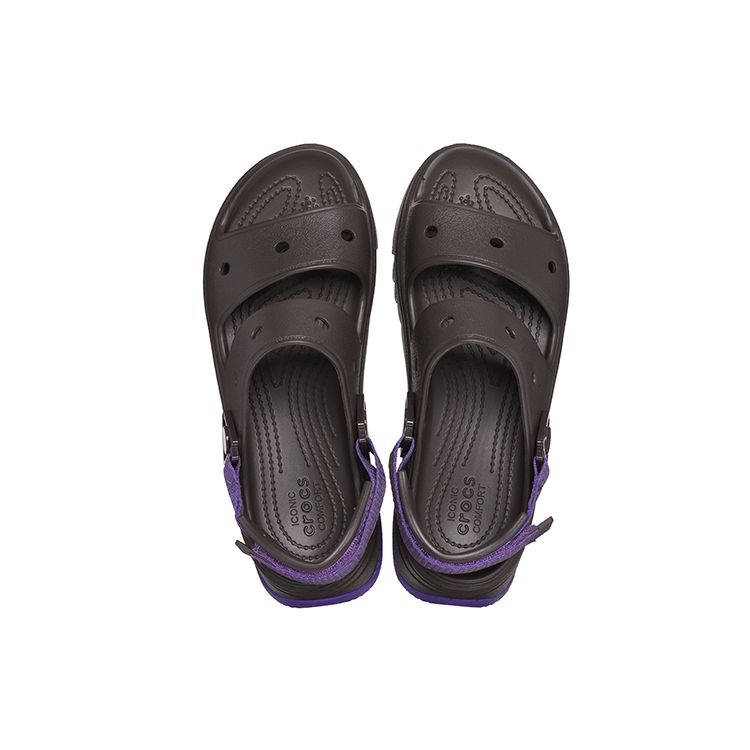 Crocs Non-Slip Durable Comfortable Beach Sandals Women Sandals Black 208181-2A0