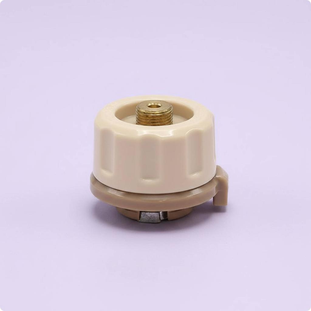 Self-Closing Adapter Valve Corrosion-Resistant Gas Canister Adapter Camping Cooker Valve Long-Lasting Outdoor Gear Portable