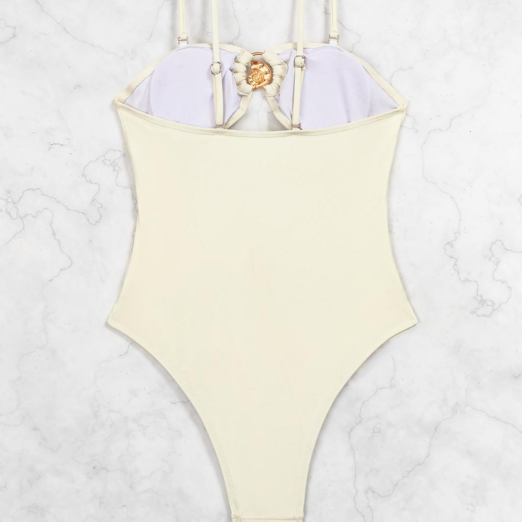 New Popular Swimsuit Women'S One-Piece Bikini Sexy Simple Atmospheric Swimsuit