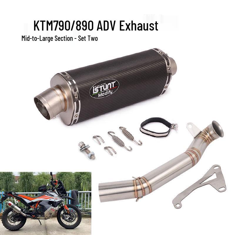 Exhaust Modification Mid-Pipe for KTM 790/890 ADV Motorcycles