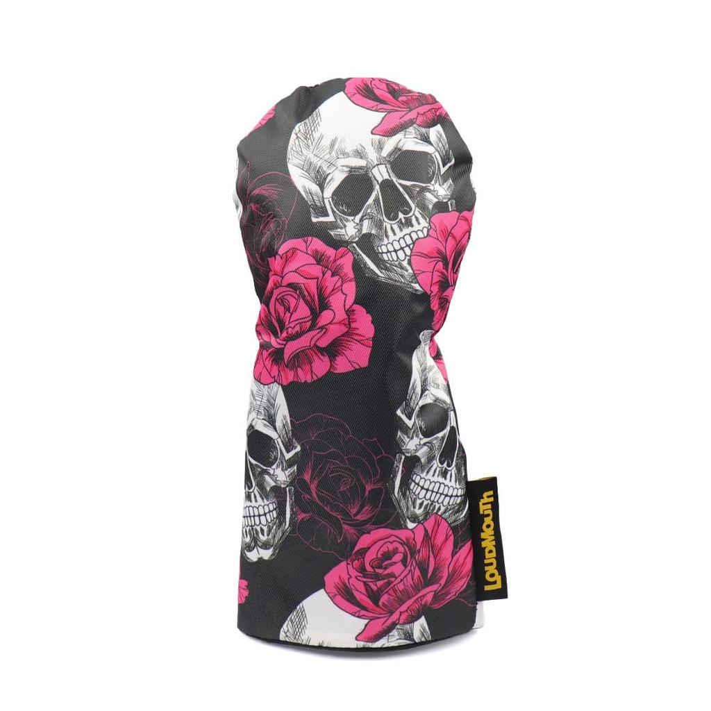 Loudmouth Golf Driver Headcovers In 20 Popular Colors Skull for Men and Women (LM-HC0020/DR/Loudmouth/LM-HC0021/DR) (297 & Rose)
