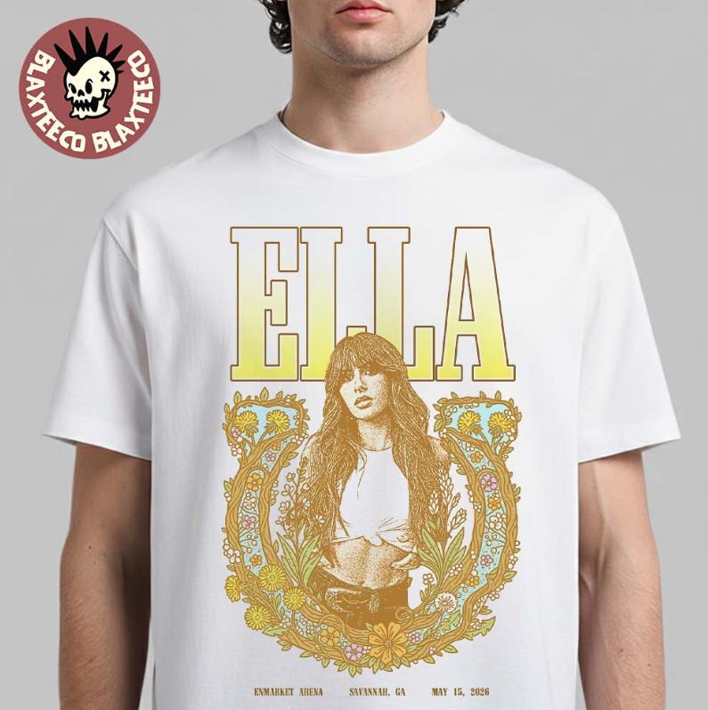 Ella Lang*ley Savannah Georgia 2026 City Specific Dandelion Tour Poster May 15 T S