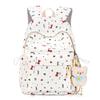 Schoolbag Korean version ins cartoon kitten backpack female college style student schoolbag cute sweet bow casual backpack