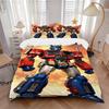 Optimus Prime Robot Hero Print 3Pcs Bedding Set,Duvet Cover with 2 Bedro,Pillowcase Home Birthday Gift
