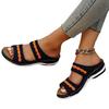 Wear new low-slope heel slippers plus size casual summer women's cool slippers