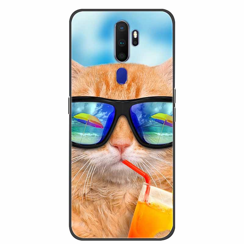 For OPPO A5 2020 Cases A9 2020 Marble Soft TPU Silicone Phone Covers For OPPO A9 2020 Case Fundas Bumper for OPPOA5 A 9 2020 Cat