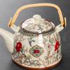 Pabe Retro Ceramic Lifting Handle Teapot