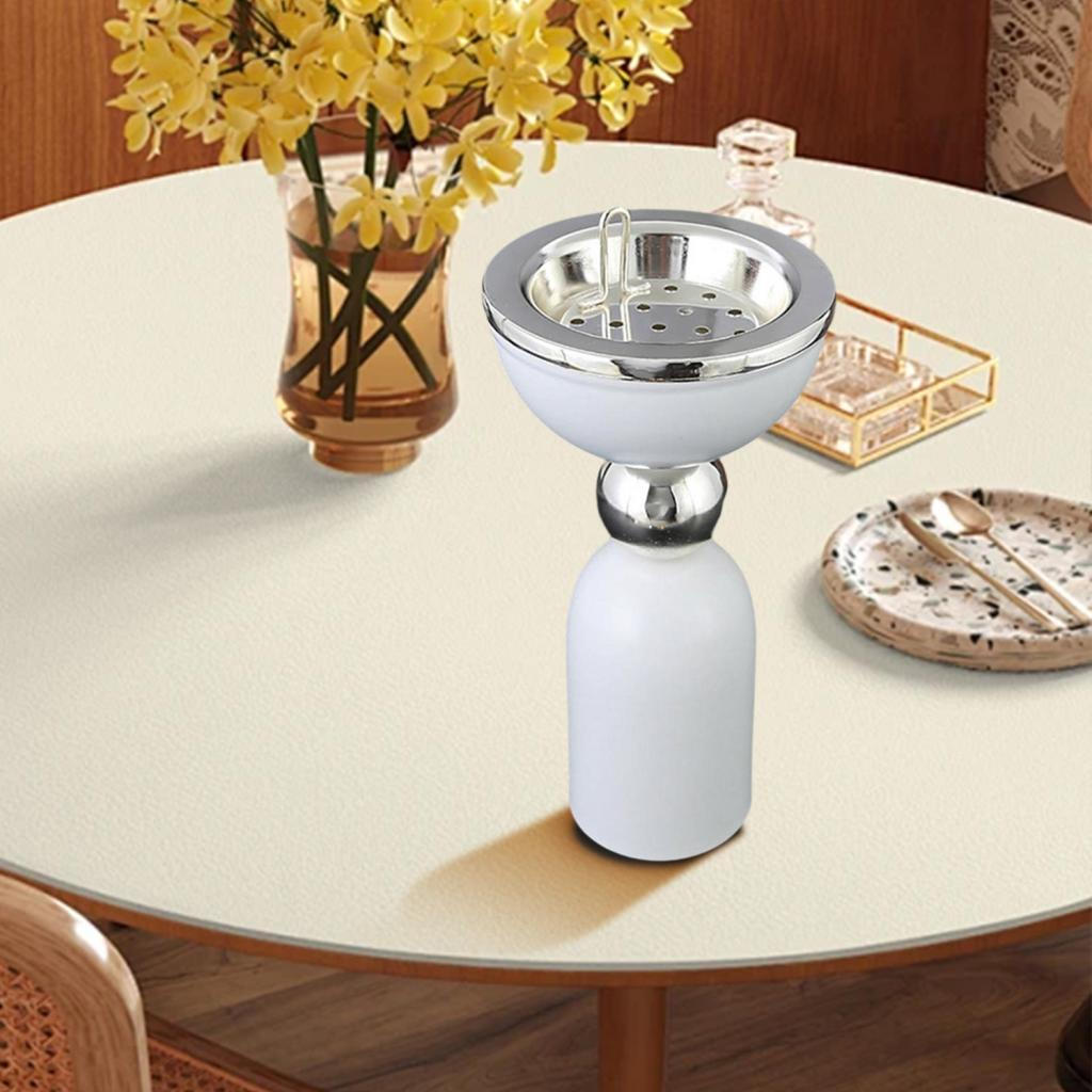 Incense Burner Holder Desk Home Fragrance Birthday Gift Ornament Iron Statue for Office Spa