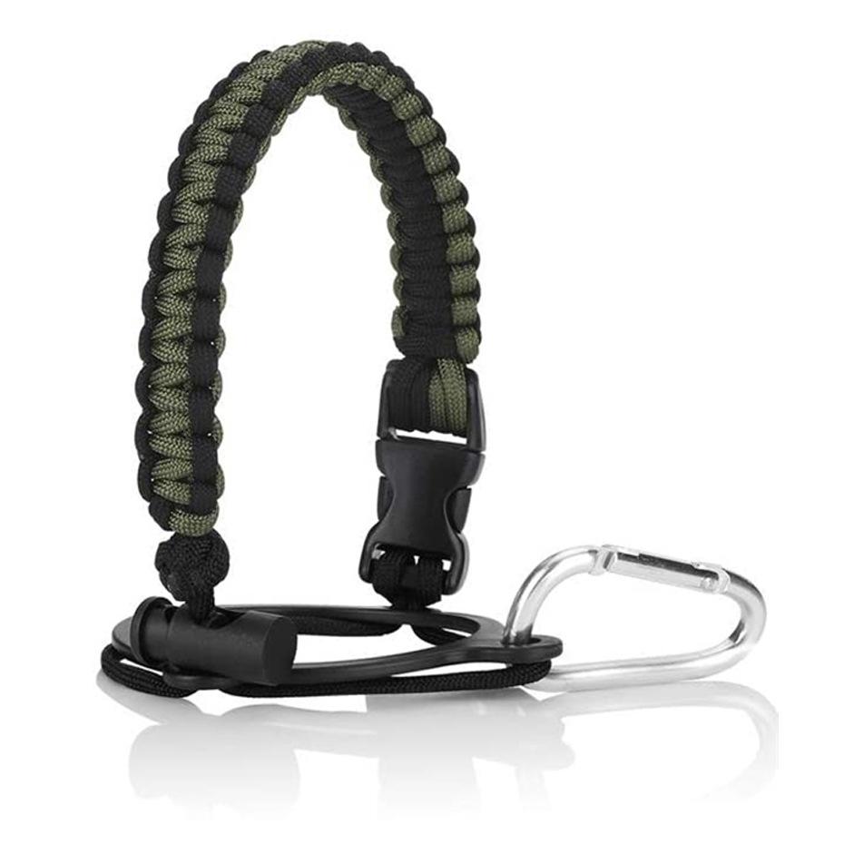 Water Bottle Accessories Paracord Rope Holder Wide Mouth Bottle Portable Rope Hand Strap Cup Carrier Color Cupful Rope