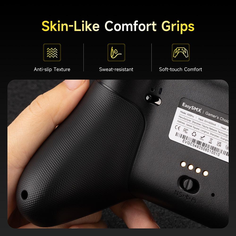 Wireless Gamepad PC Controller Compatible with PC/Switch/Phone/Steam/TV, Dual Rumble Motors, Impulse Triggers
