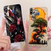 Für Samsung A40S Hülle Transparent Niedliche Katze Mode Schmetterling Lustig Bemaltes Gehäuse Für Samsung Galaxy A40S Abdeckung SM-A3050