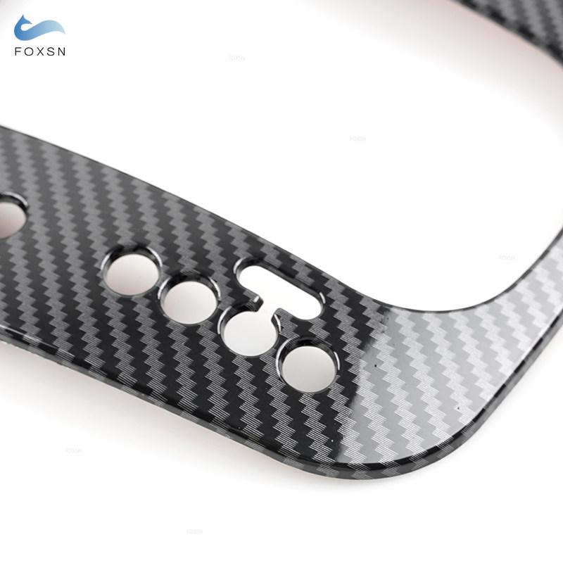 For VW Golf 6 MK6 GTI 2008 - 2013 ABS Carbon Fiber Texture Car Center Console Gear Shift Panel Cover Frame Protective Trim