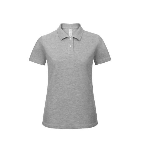B&C Womens/Ladies ID.001 Heather Polo Shirt