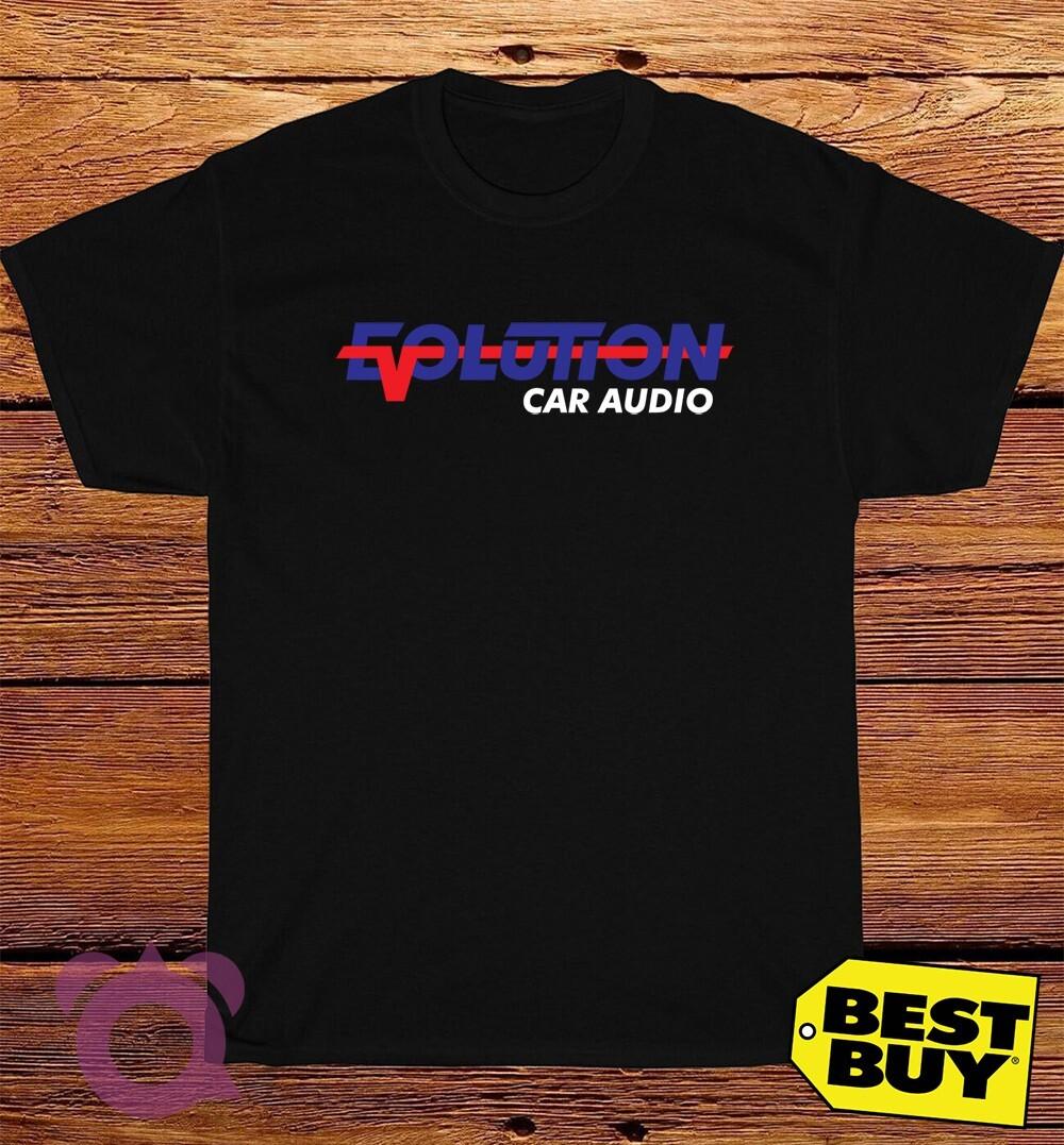 Ship From USA Evolution Car Audio Logo Men s T-Shirt Made In USA Size S to 5XL S