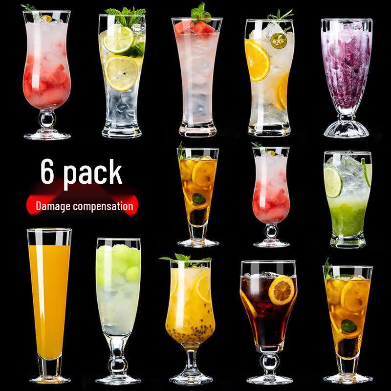 High-End Glass Beverage & Cocktail Cup