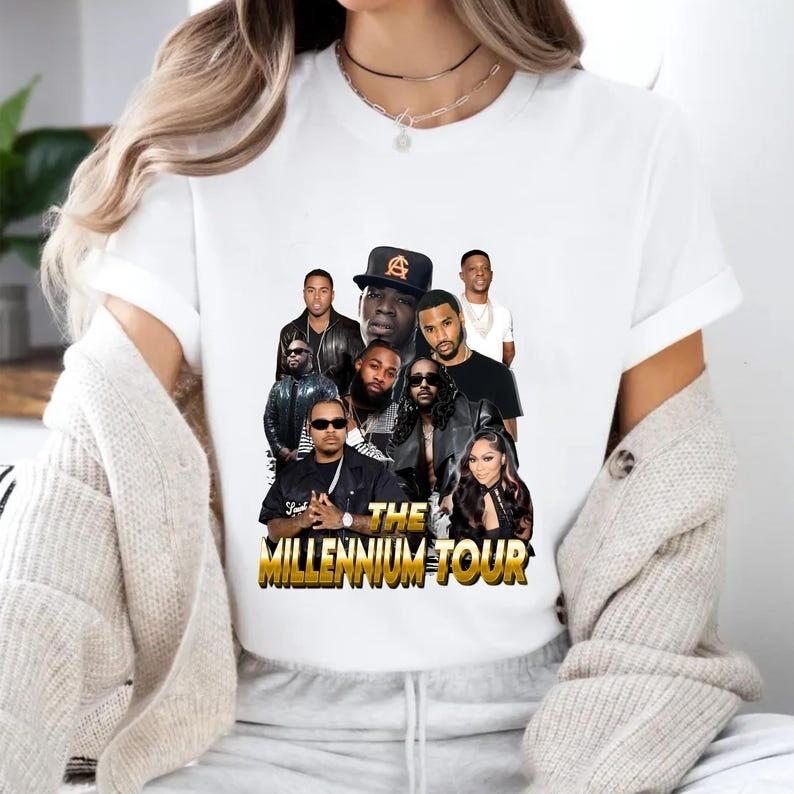 Millennium 2025 Tour Fan Gift Concert Tshirt The Millennium Tour 2025 TShirt Unisex T-Shirt XL