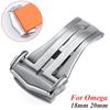 18mm 20mm Stainless Steel Watch Buckle Deployment Clasp Accessories Replacement Buckle for Omega Leather Nylon Watch Strap Clasp