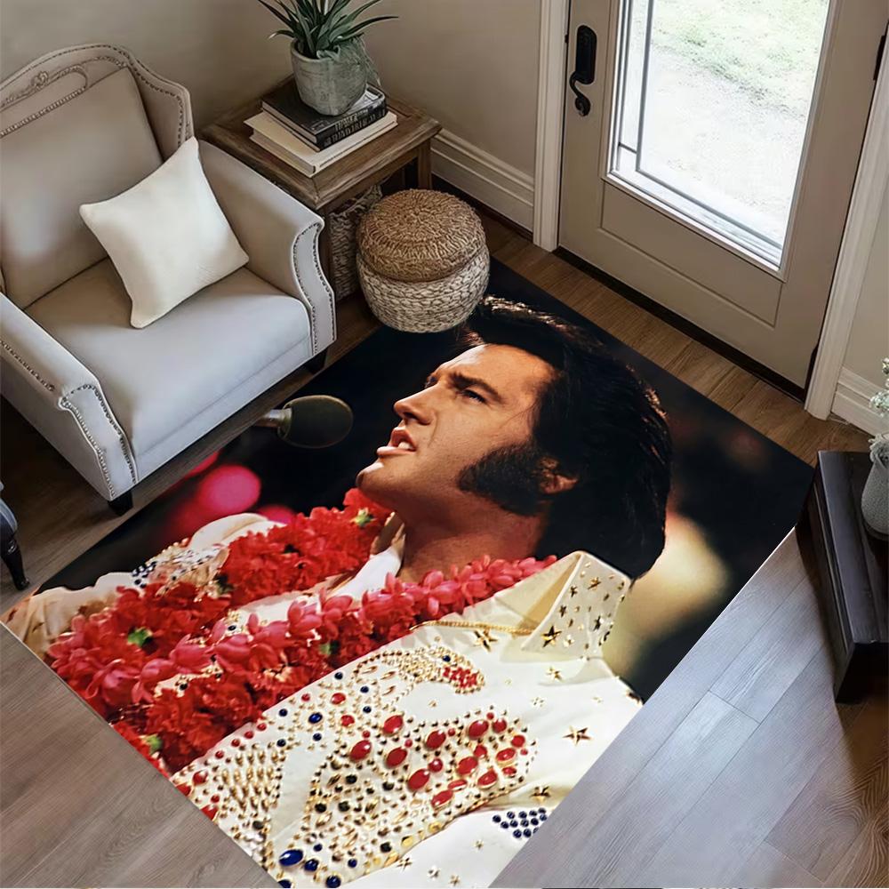 Epic Elvis Concert Performance Floor Rug Office Rug Perfect for Balcony Outdoor Kitchen Hallway Anti-slip Rug Office home decor Wedding Party Gift