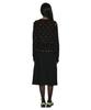 PARTIMENTO WOMEN Cutout Polka Dot Jacquard Knit Crewneck_Brown