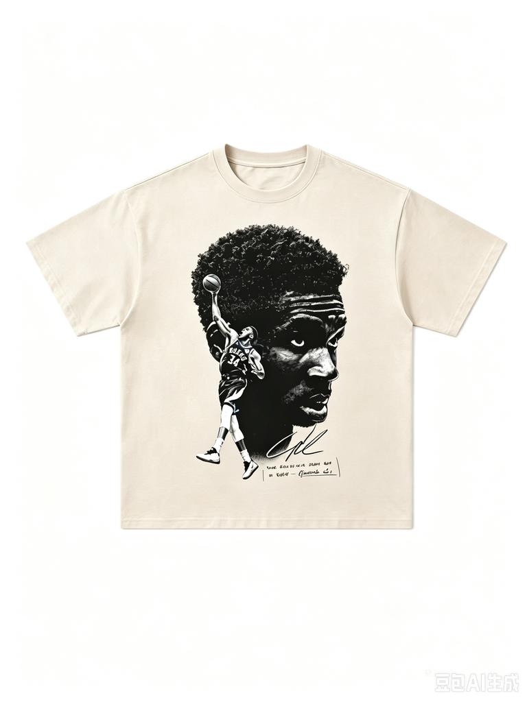 Giannis Antetokounmpo Signature Portrait Tshirt Basketball Star Graphic Print Short Sleeve Tee Unisex Sports Streetwear Tops