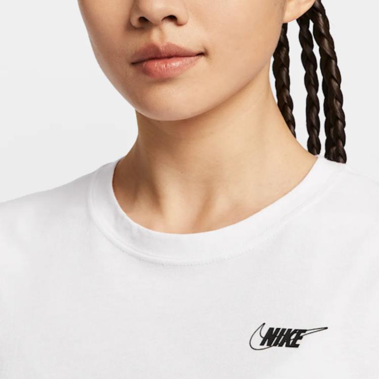 Nike Sportswear Club Fashion Versatile Casual Comfortable Sleeveless SS25 T-Shirt Women Tops White HF9532-100