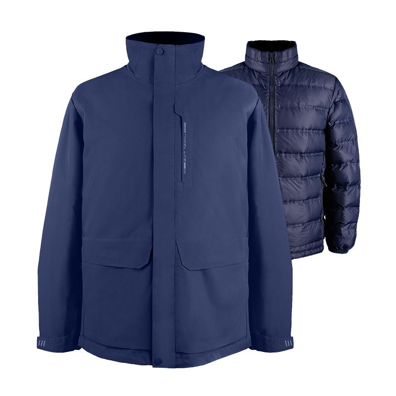 

Унисекс пуховик: Ветронепроницаемый, Водонепроницаемый, Утепленный для Холодной Погоды - Идеально подходит для Пеших Походов, Велоспорта и Занятий Спортом на Открытом Воздухе L