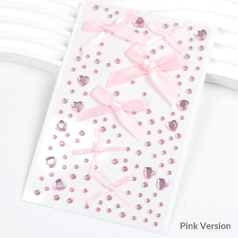 Self Adhesive Rhinestone Gem Stickers 1Sheets Assorted Shapes Acrylic Glitter Jewel Decals Bling Charms Face Diy Craf