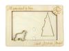 Afghan Hound, Tazi - Photo Frame, Engraved Wooden Frame, a Lovely Gadget for the Dog Lover by