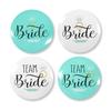 Team Bride Tinplate Badge for Bachelorette Party - 58mm Festive Decoration