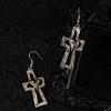 Cross Love Old Earrings Women's European and American Retro Gift Earrings