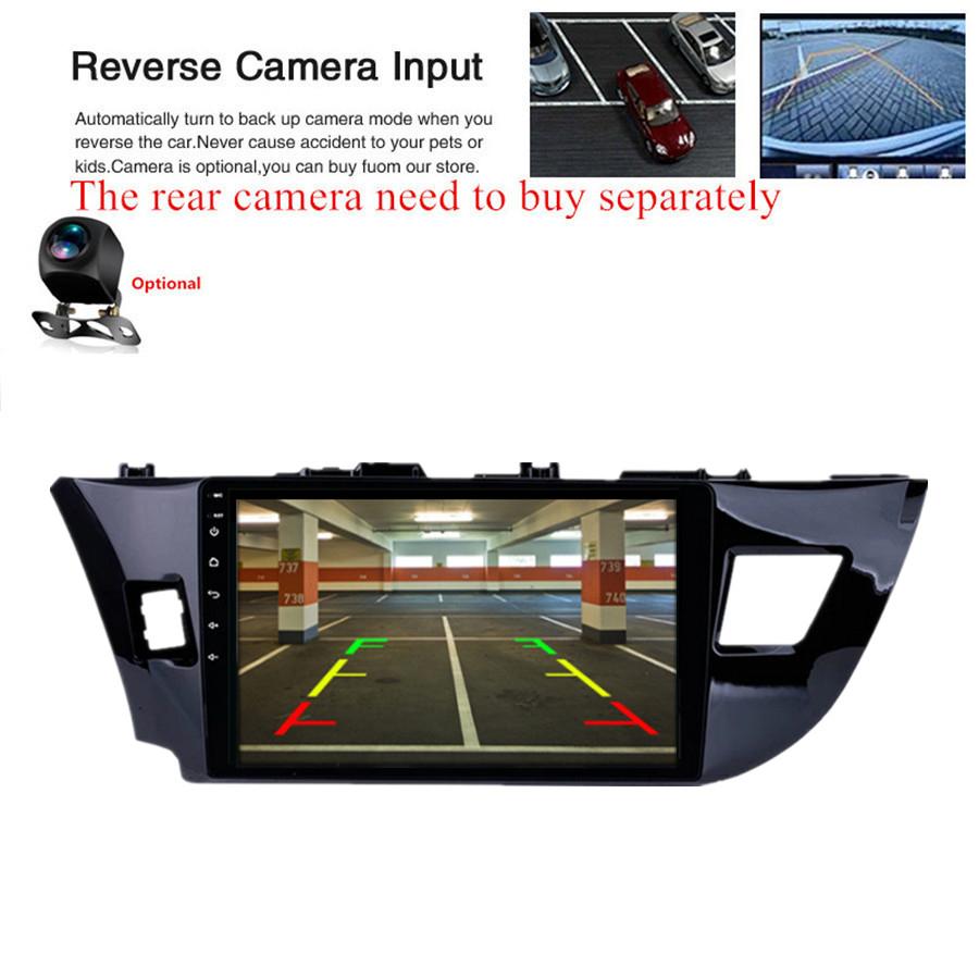 10.1" Car Stereo Radio Player GPS Navi WiFi 1+16GB OBD For Toyota Corolla 14-16
