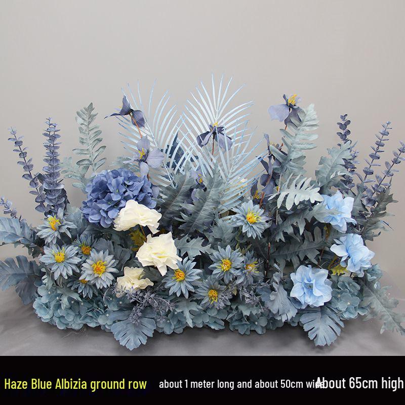 Large Silk Eucalyptus Floral Aisle Decoration for Weddings