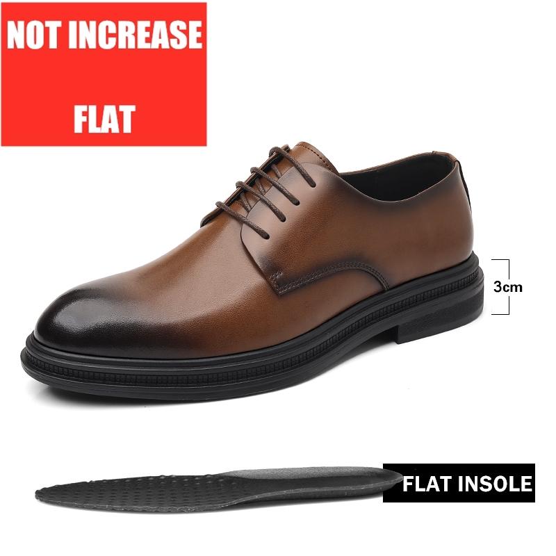 Fashion Hollow Out Elevator Shoes Men Dress Shoes 3/6/8 Cm Formal Shoes Spring/summer Classic Business Luxury Men Oxfords Lift Suit Shoe