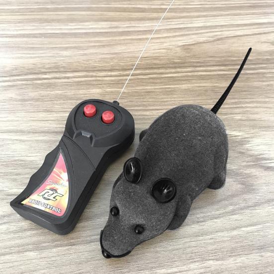 Pet Cats Kitten Funny Wireless Remote Control False Mouse Plush Doll Playing Toy