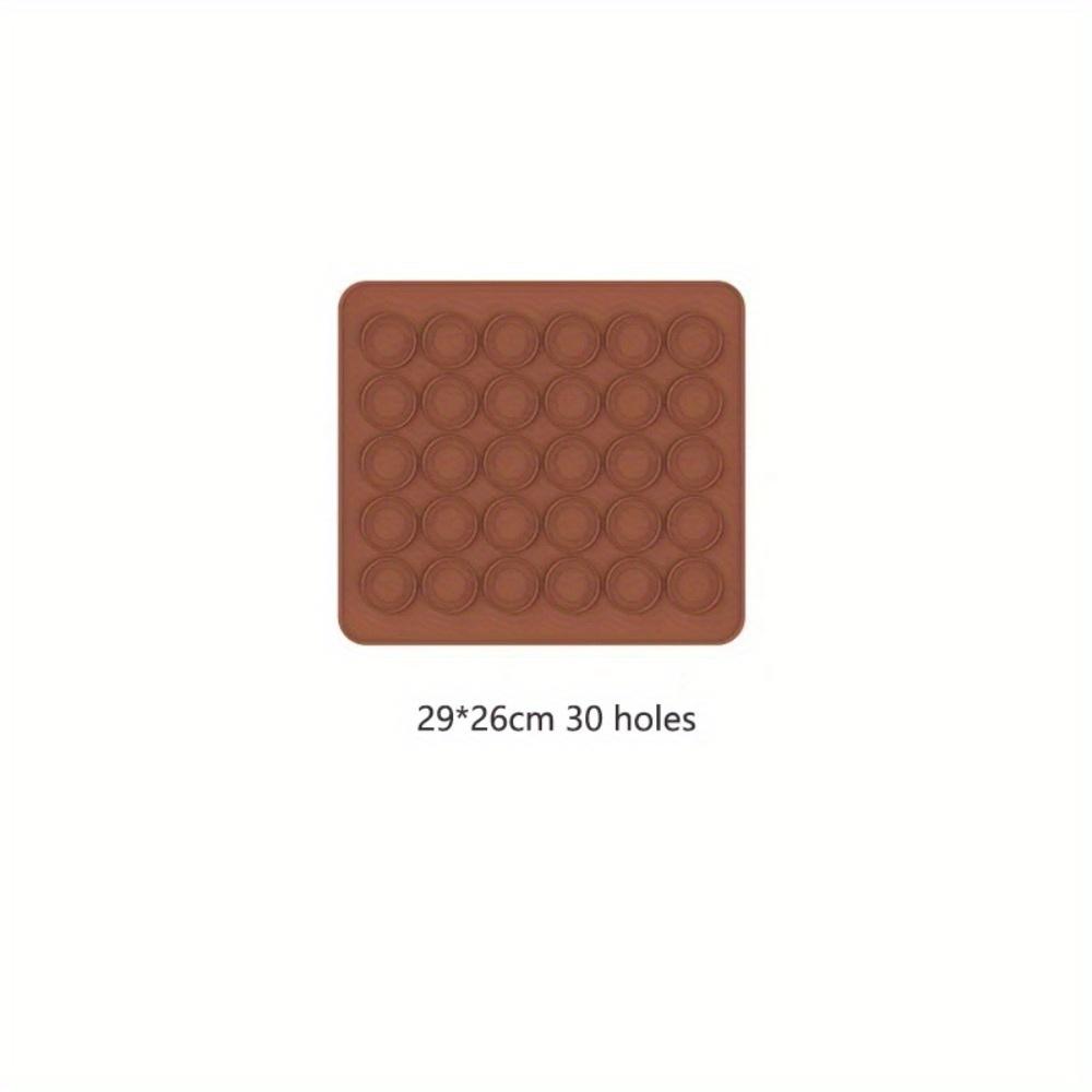 Holes Non-Stick Silicone Macaron Macaroon Pastry Oven Baking Mould Sheet Mat Diy Mold Useful Tools DIY Cake Bakeware Mold