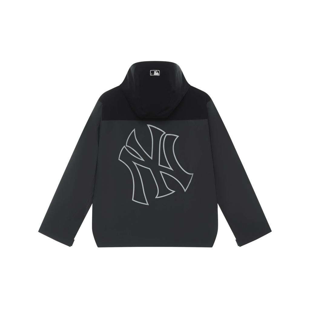 New MLB New York Yankees Basic Collection 24FW Windproof Jacket Unisex Charcoal Gray 3AWJB0344-50CGS