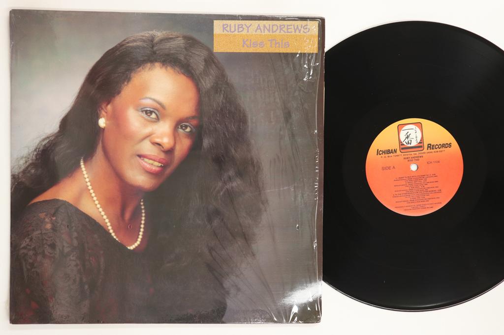 LP Record RUBY ANDREWS Kiss This ICH1104 SDEG 1991 US SoulFunk Used