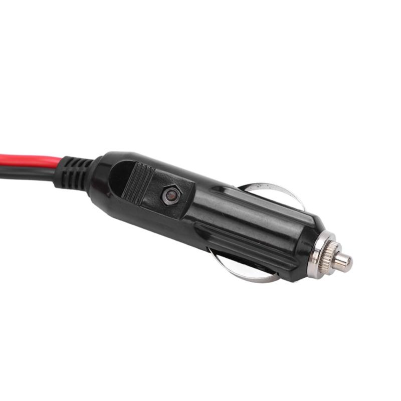 Car Cigarette Lighter Adapter Cable With LED Indicator Auto Cigar Lighter Plug Power Supply Cord