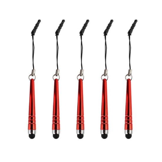 5/10 ks Kapacitní dotykové pero odolné proti prachu pro psaní Mini stylus pro telefony Tablet
