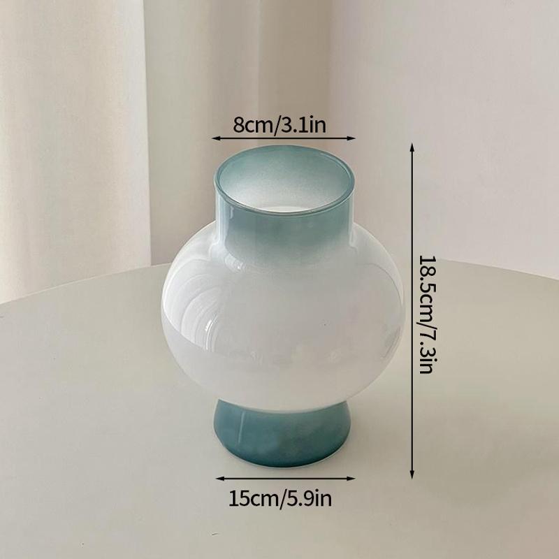 Glass Transparent Flower Vase Creative Designed Hydroponics Plants Pot Fresh Flowers Arrangement Bottle Table Desktop Ornaments