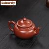 240 ml Yixing Lila Ton Teekannen Handgemachte Lachende Sakura Kanne Roherz Dahongpao Schlammkessel Mit Sieb Zisha Teeset Handwerk Geschenk