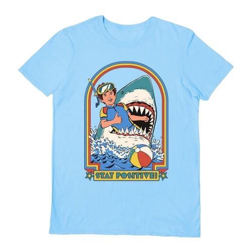 Steven Rhodes Unisex Adult Stay Positive T-Shirt