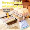 Reusable Travel Roll-Up Vacuum Storage Bag for Clothes Travel Packing Space Saver Bags for Suitcases & Home Organization