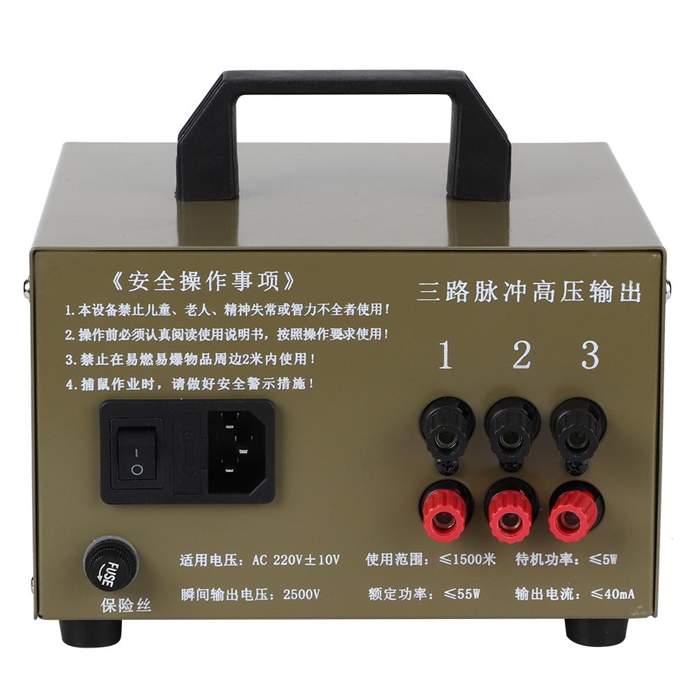High Voltage Electronic Mouse Rat Killer Rodent Repeller Trap Zapper Pest Control