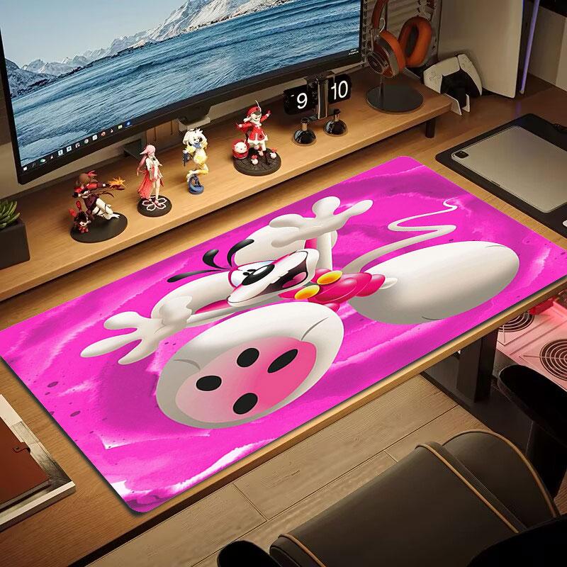 Diddl Large Size Mouse Pad Large Gaming Table Cushion Non-slip Laptop Tablet Big Mousepad XXL Mat Mini PC Playmat With Lock edge