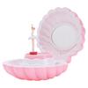 Kids Musical Jewelry Box Colorful Light Dancing with Makeup Mirror Musical Jewelry   for Girls