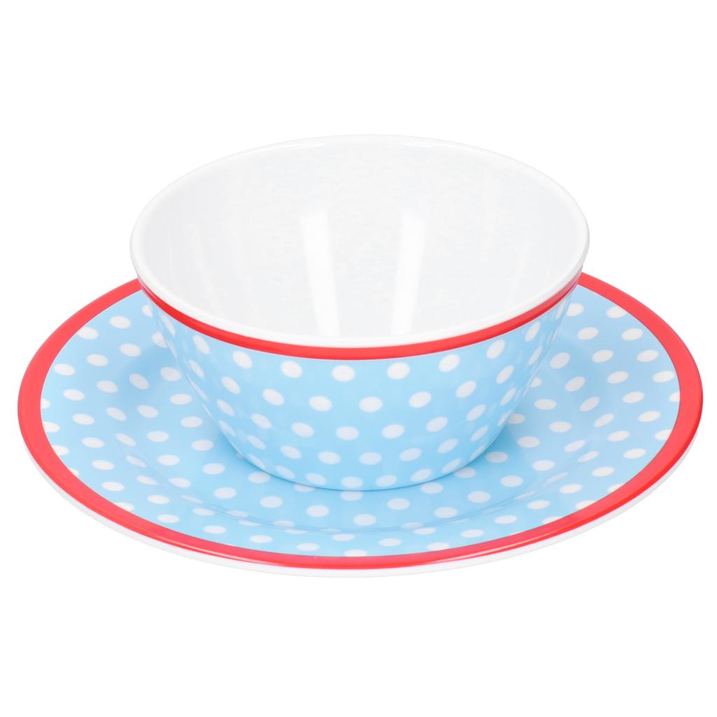 Schüssel Geschirrset Imitationsporzellan Obstsalat Dessertteller Essgeschirr