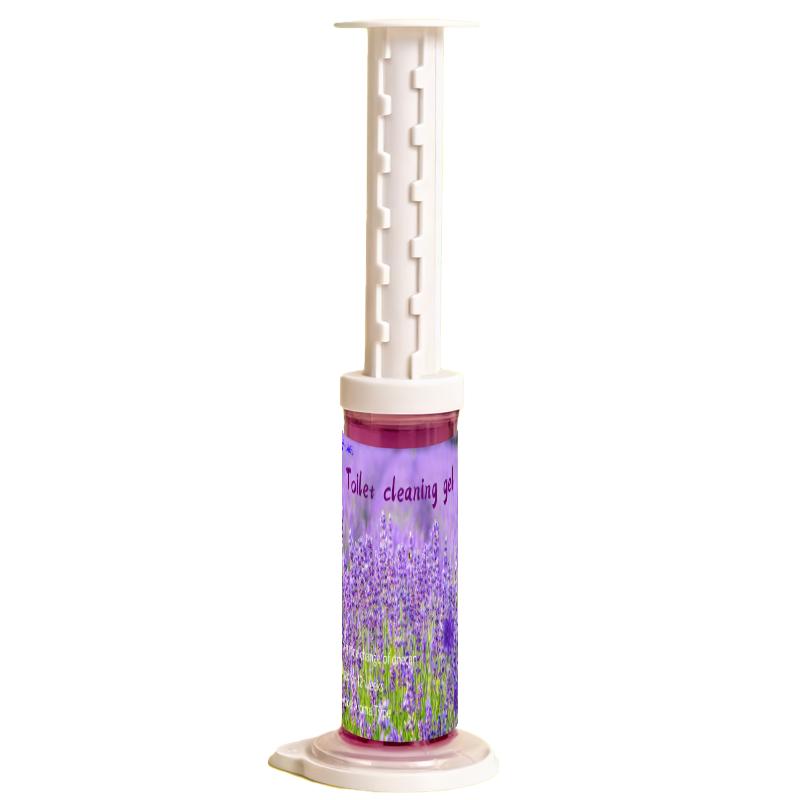Toilet Cleaner Gel Stick Tablet Toilet Liquid Fragrance Gel Cleaning Deodorization Odor Lasting Solid Lavender Aroma Type Purple lavender1PC