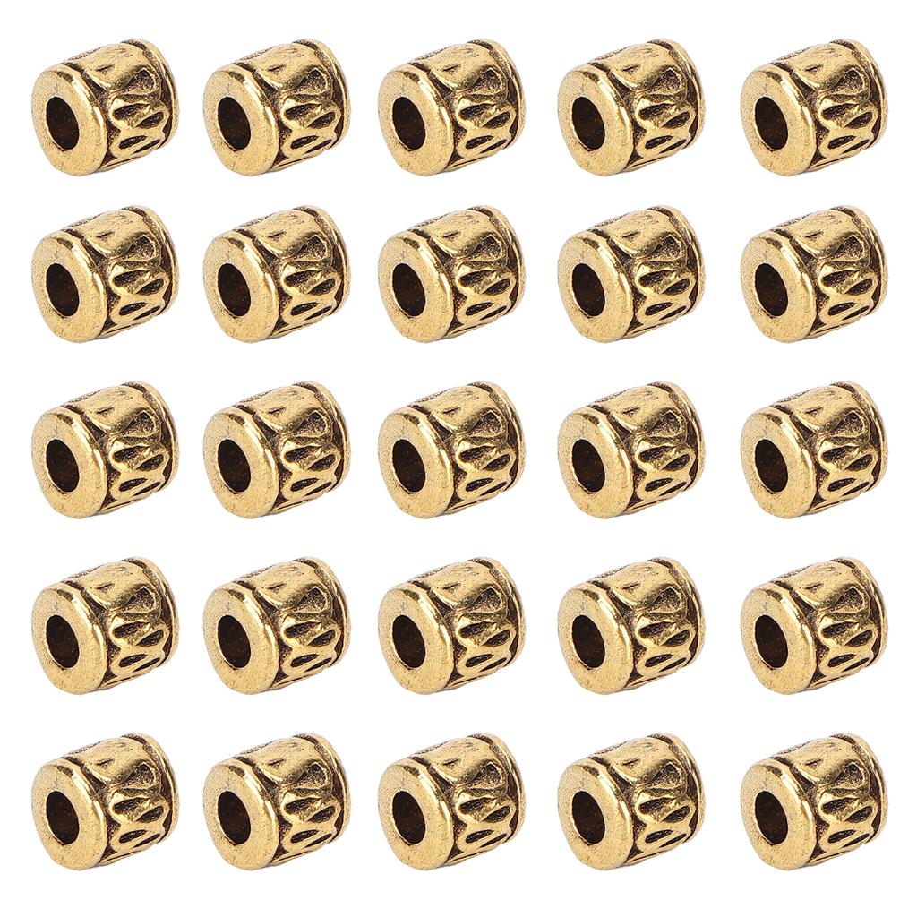 50 szt. Koraliki do zaplatania włosów ze stopu ozdoba do brody dredy pierścionki bransoletka naszyjnik akcesoria do wyrobu złota